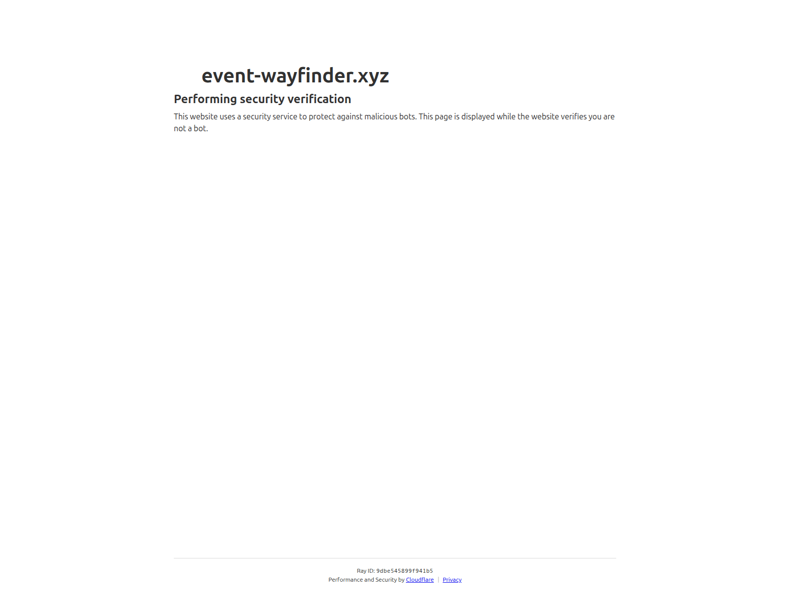 Screenshot of event-wayfinder.xyz