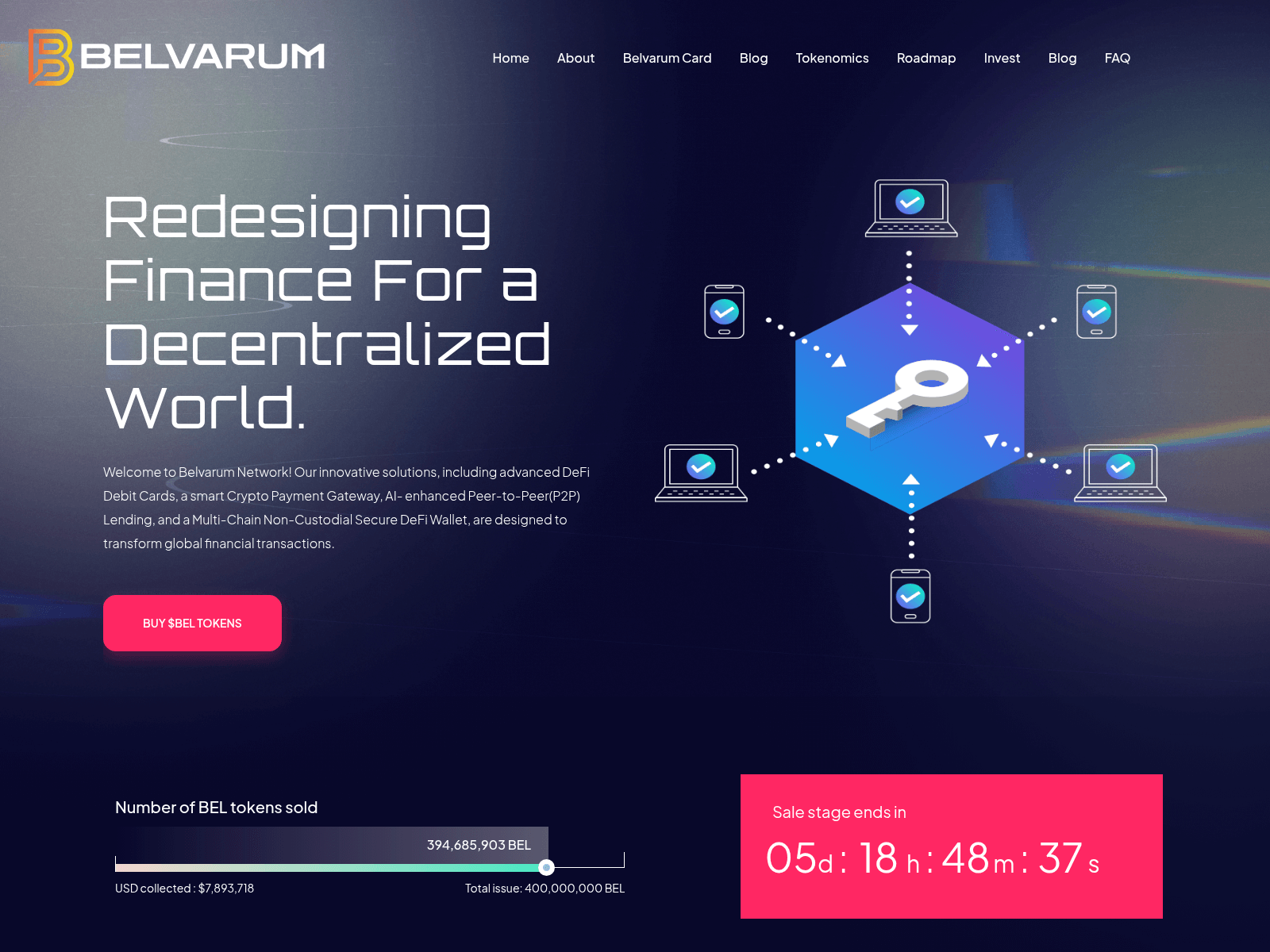Screenshot of belvarum.com