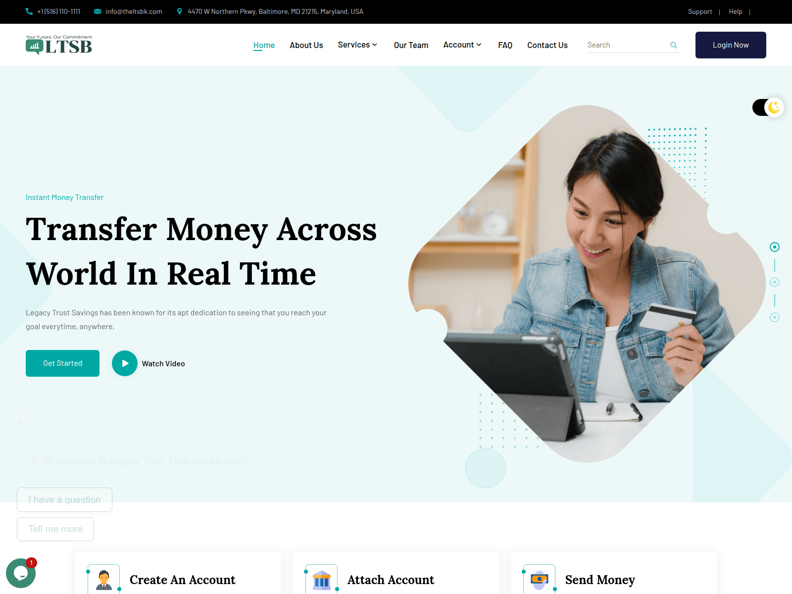 Screenshot of online.theltsbk.com