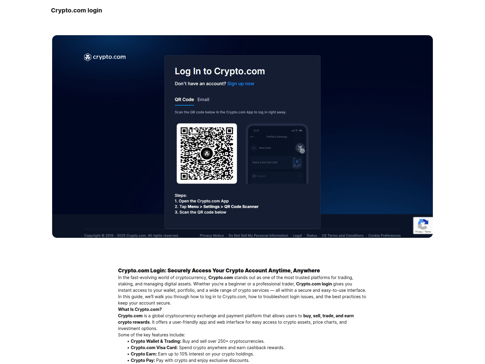 Screenshot of crypto-com-web.square.site
