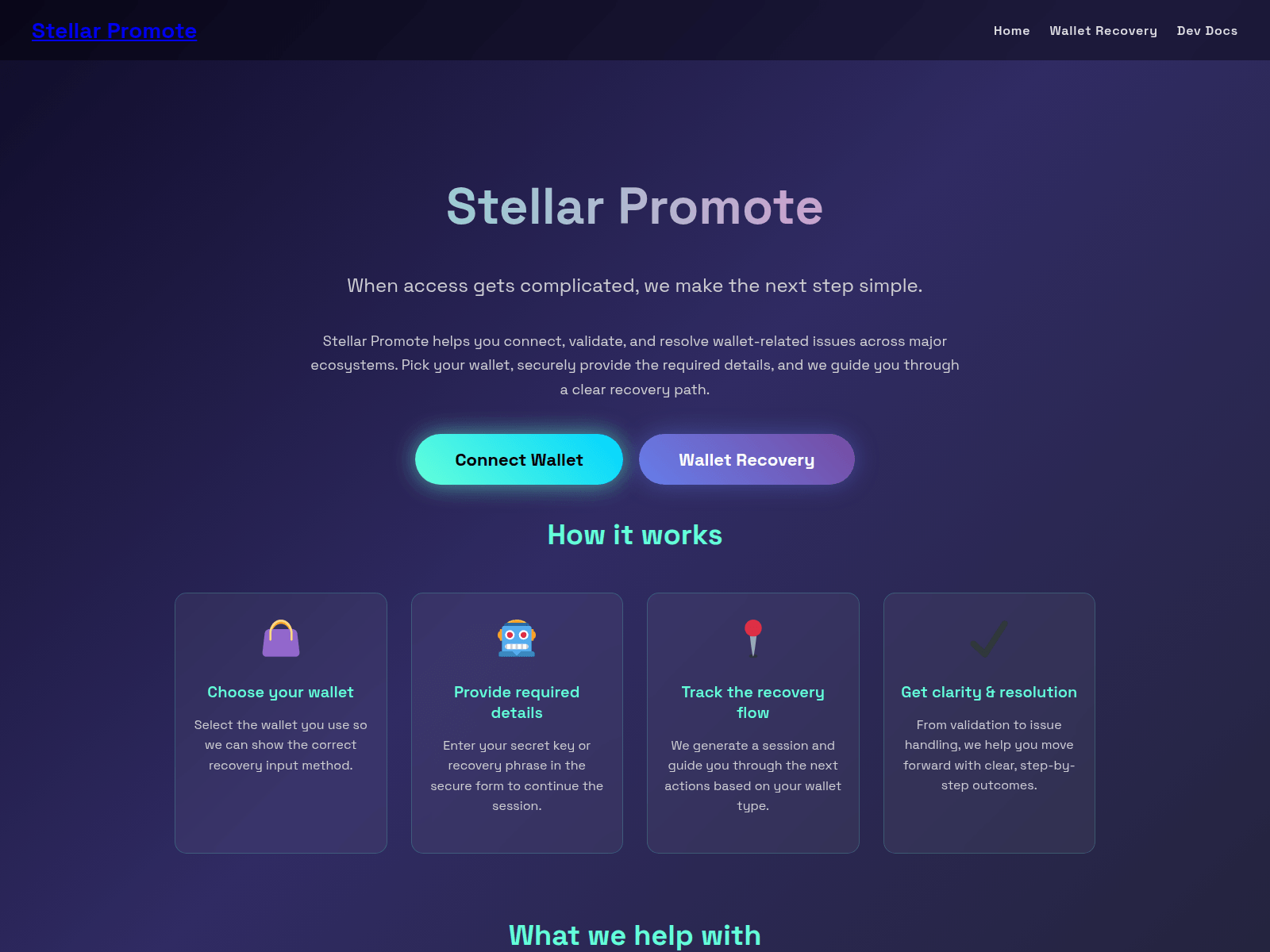 Screenshot of stellarpromote.com