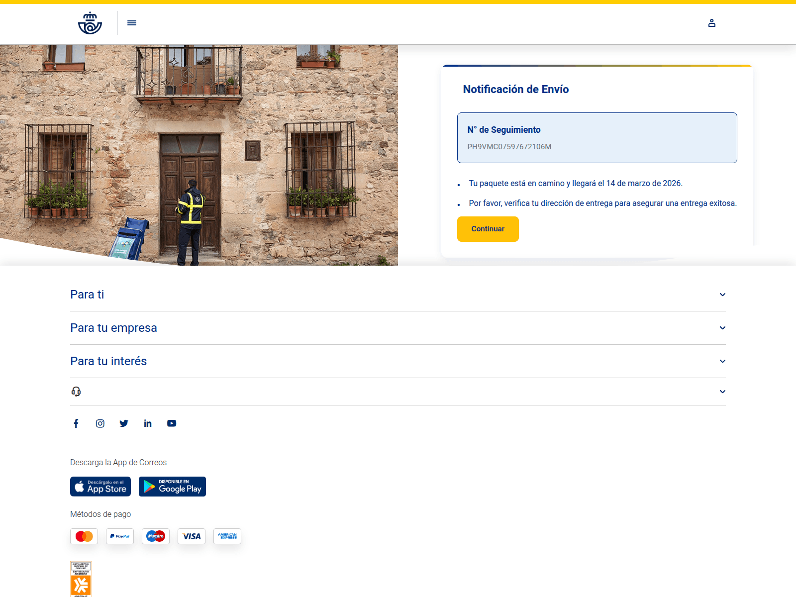Screenshot of caf.bcv.mybluehost.me