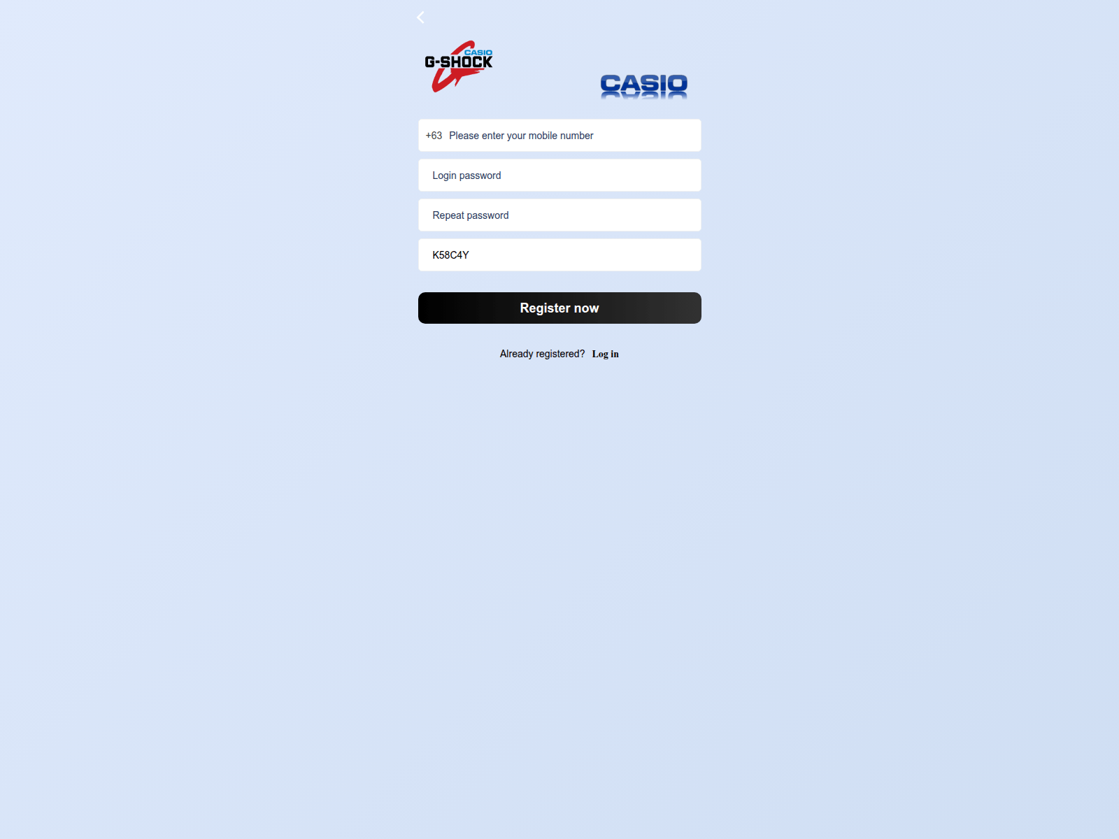 Screenshot of bmcasio.com