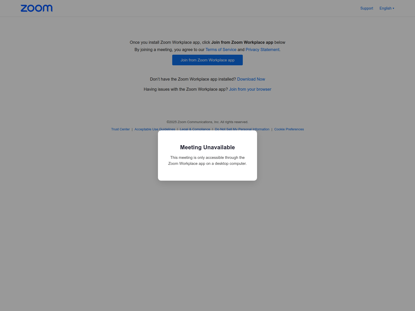 Screenshot of livechatzoomsession.org