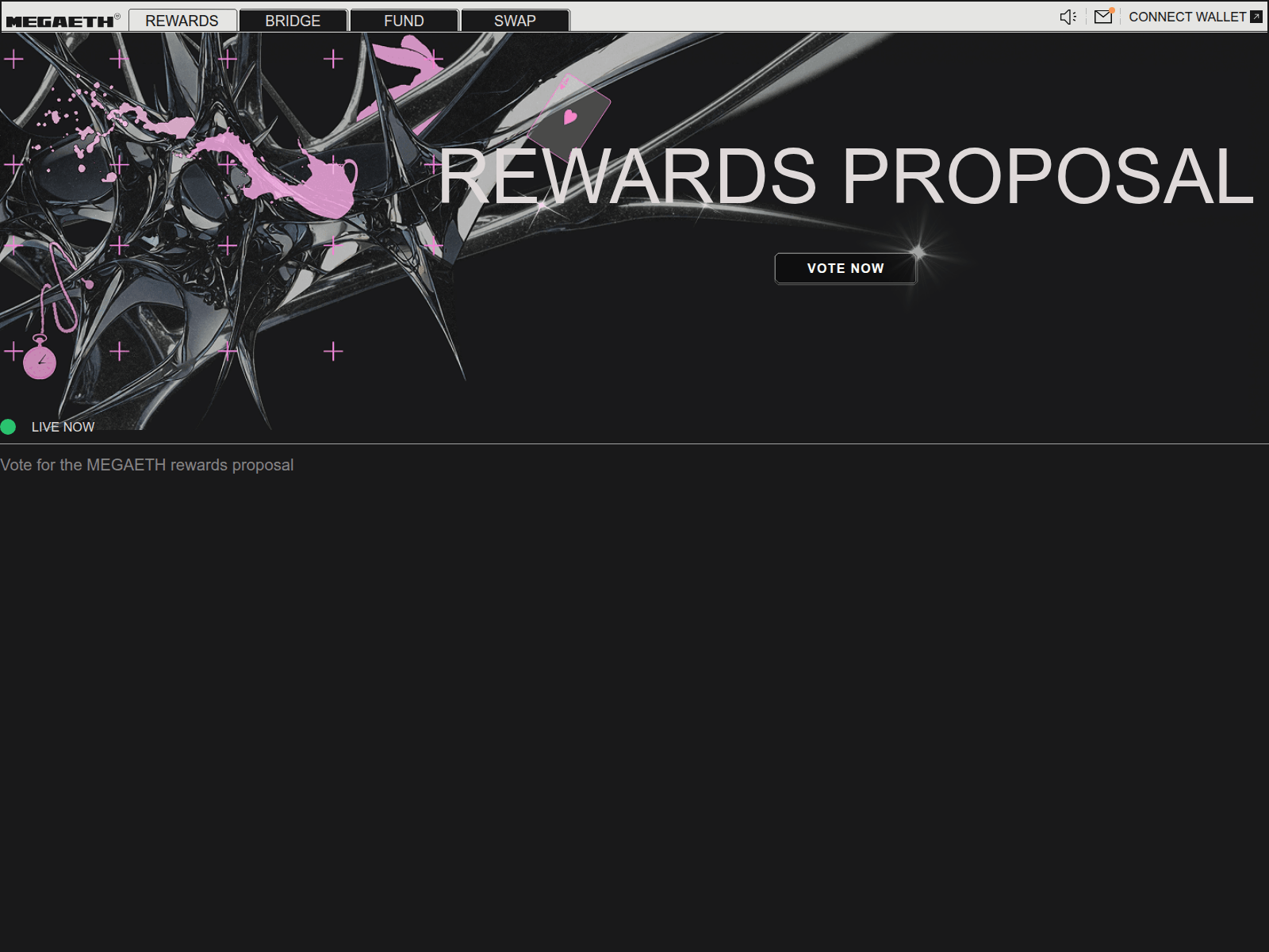 Screenshot of vote-megaeth.cc