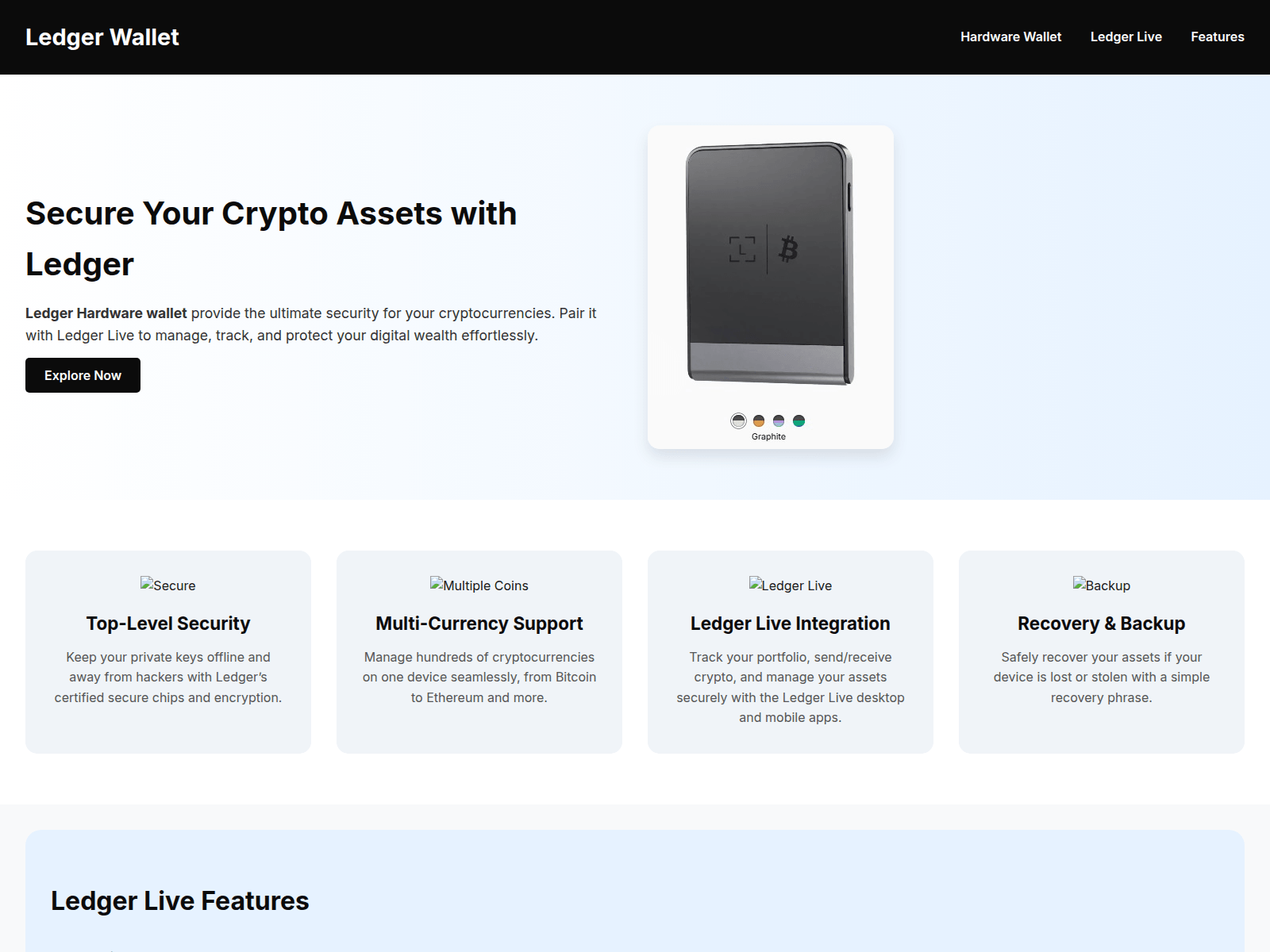Screenshot of cloud-hardware-wallet.pages.dev