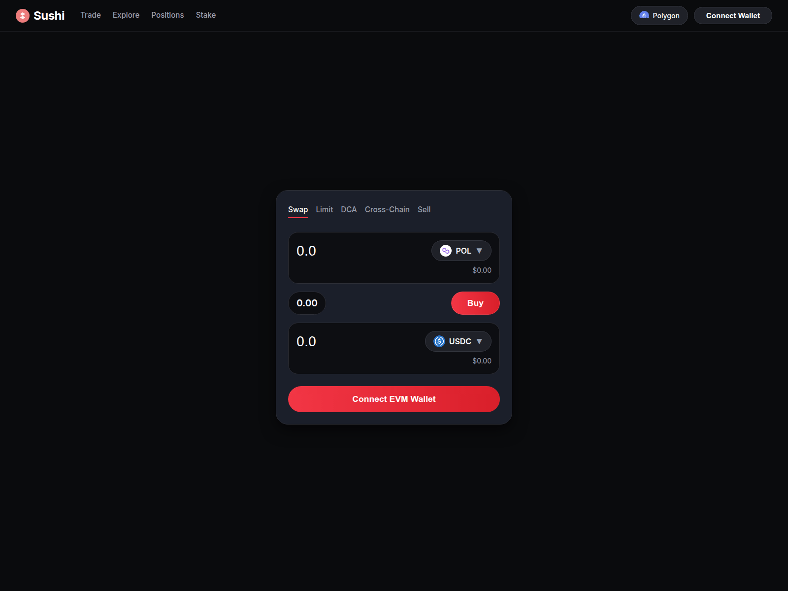 Screenshot of sushi-swap-6jj.pages.dev