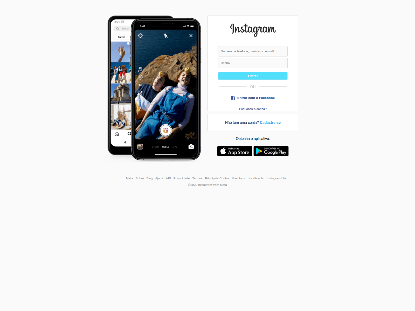 Screenshot of clone-login-insta.vercel.app