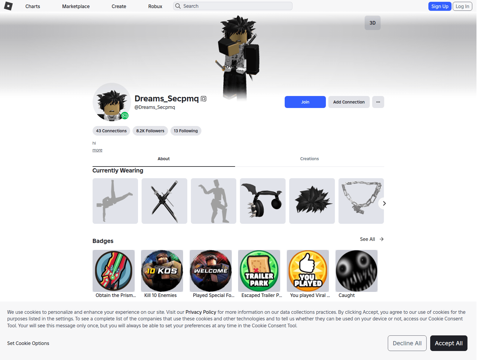 Screenshot of roblox.com.ge