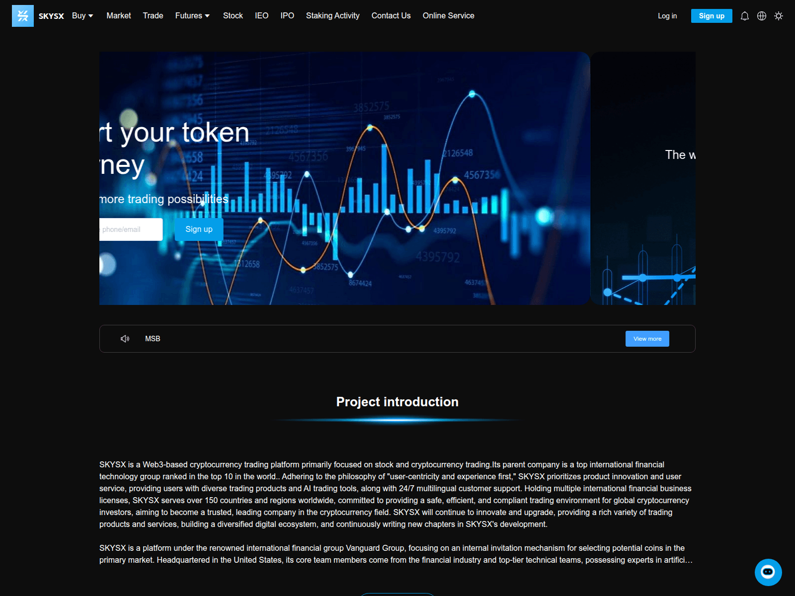 Screenshot of skysx.org
