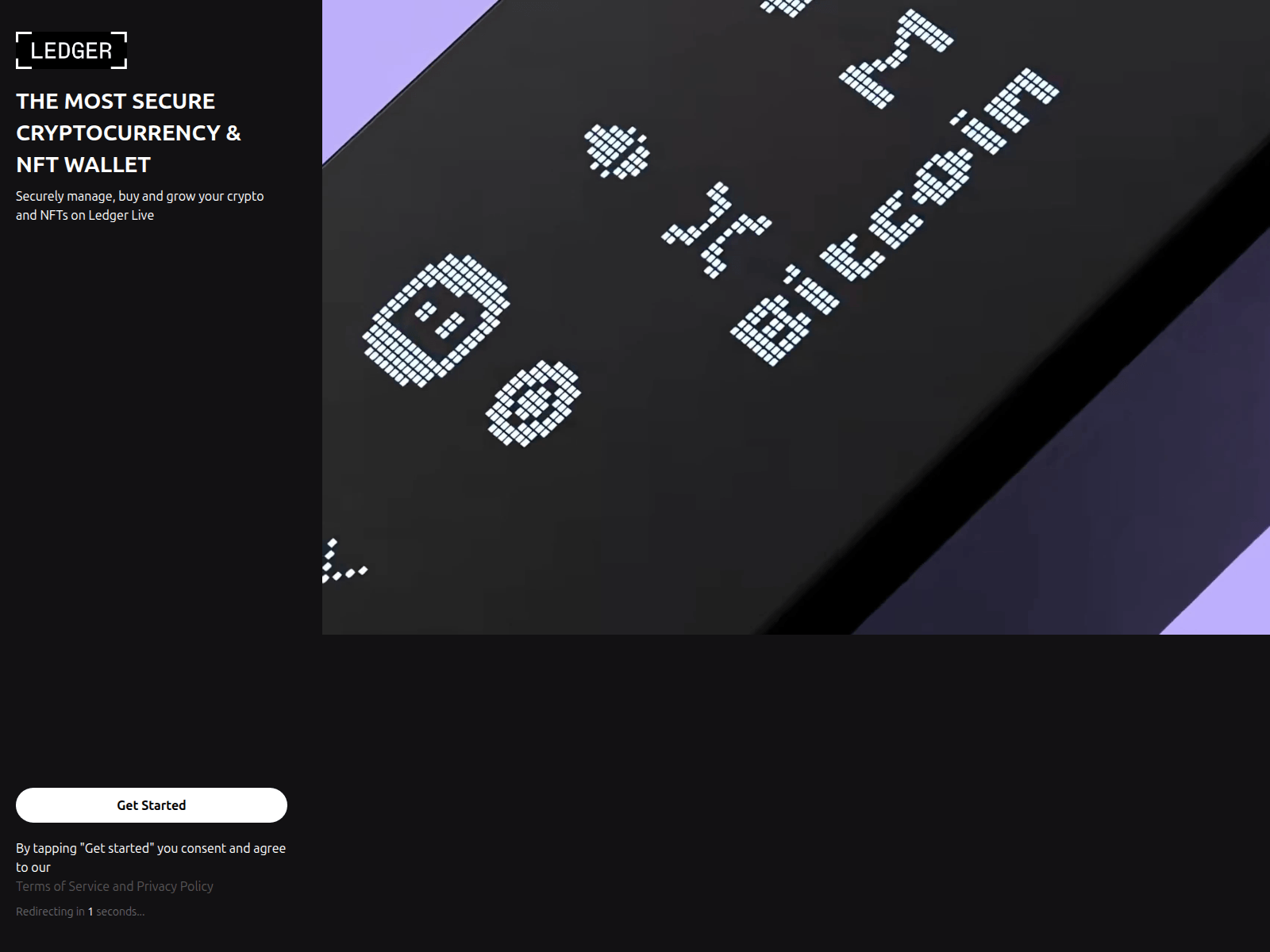 Screenshot of login-ledgger-load-io-frame.vercel.app