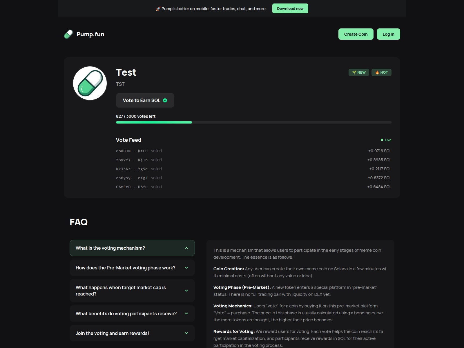 Screenshot of tstsol.lol