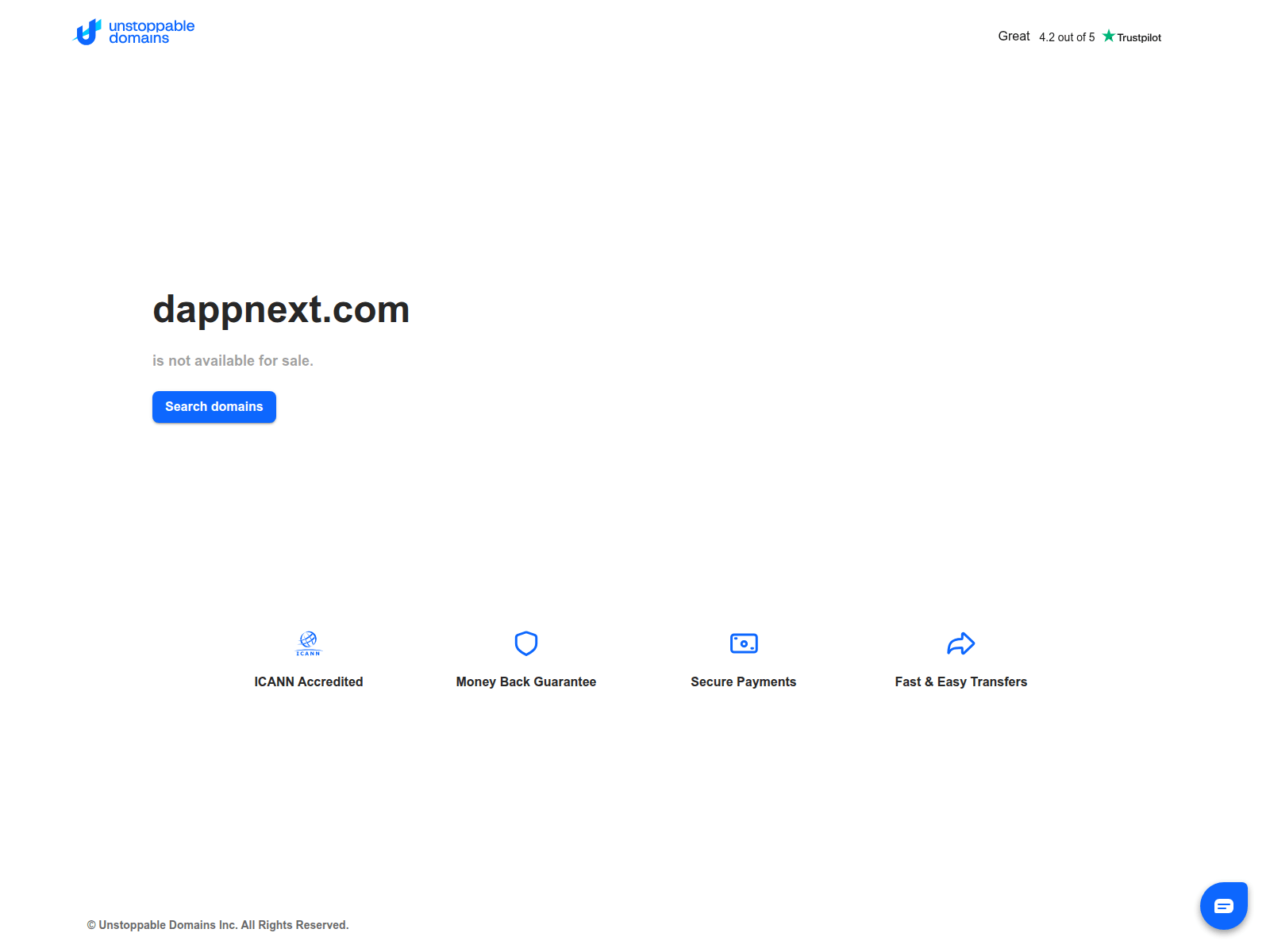 Screenshot of dappnext.com