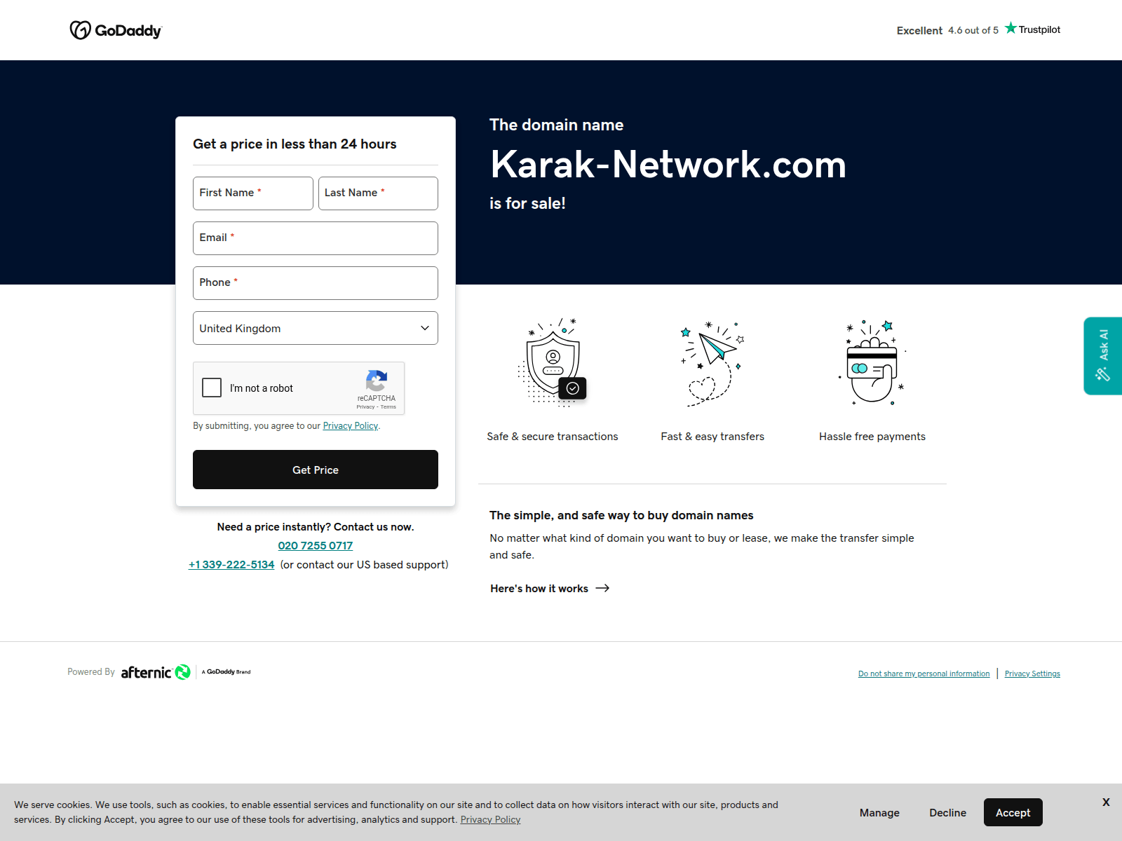 Screenshot of karak-network.com
