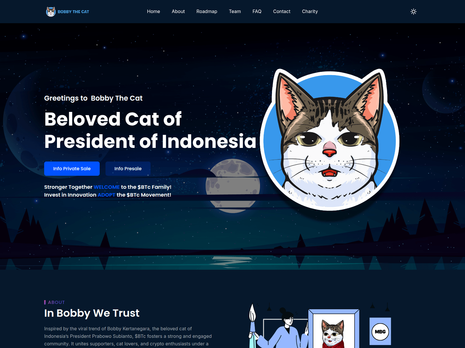 Screenshot of bobbywebsite.pages.dev