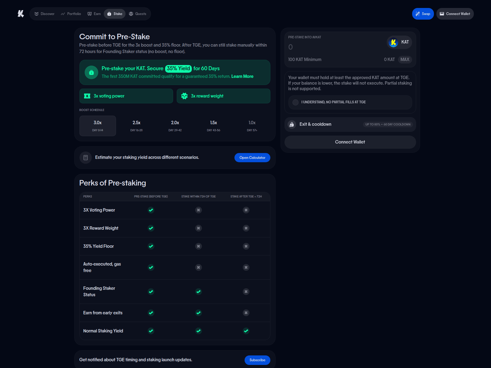 Screenshot of katana.governance-proposals.xyz