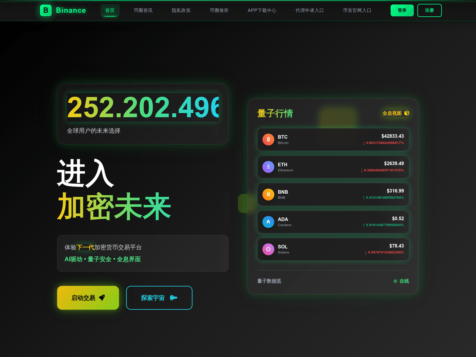 Screenshot of ba.p3-binance.com