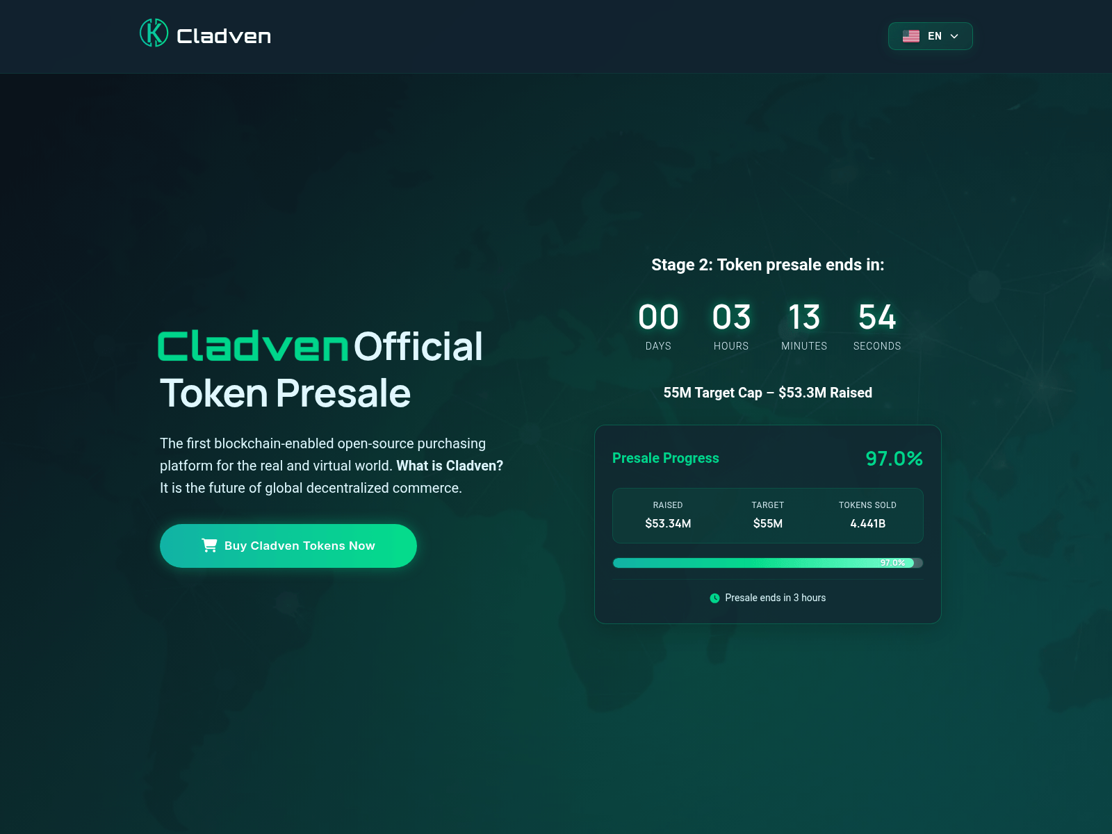 Screenshot of cladven.net