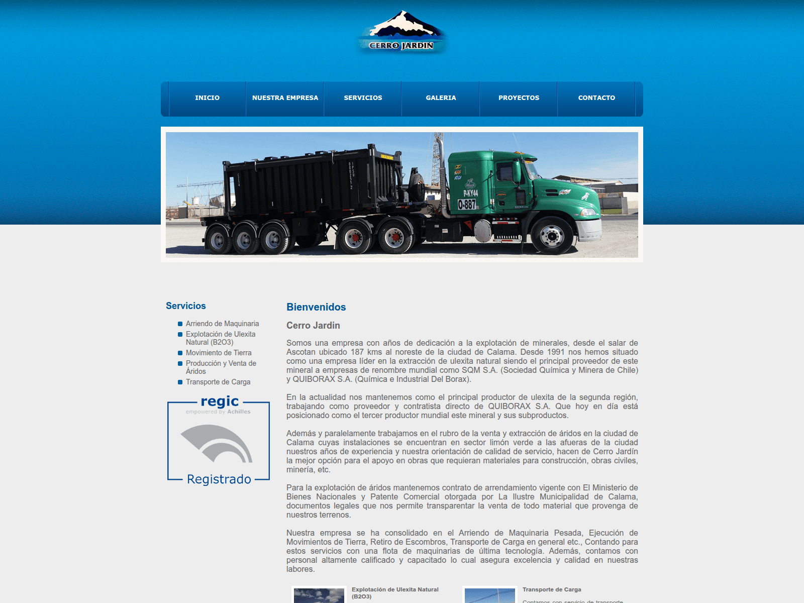 Screenshot of cerrojardin.cl