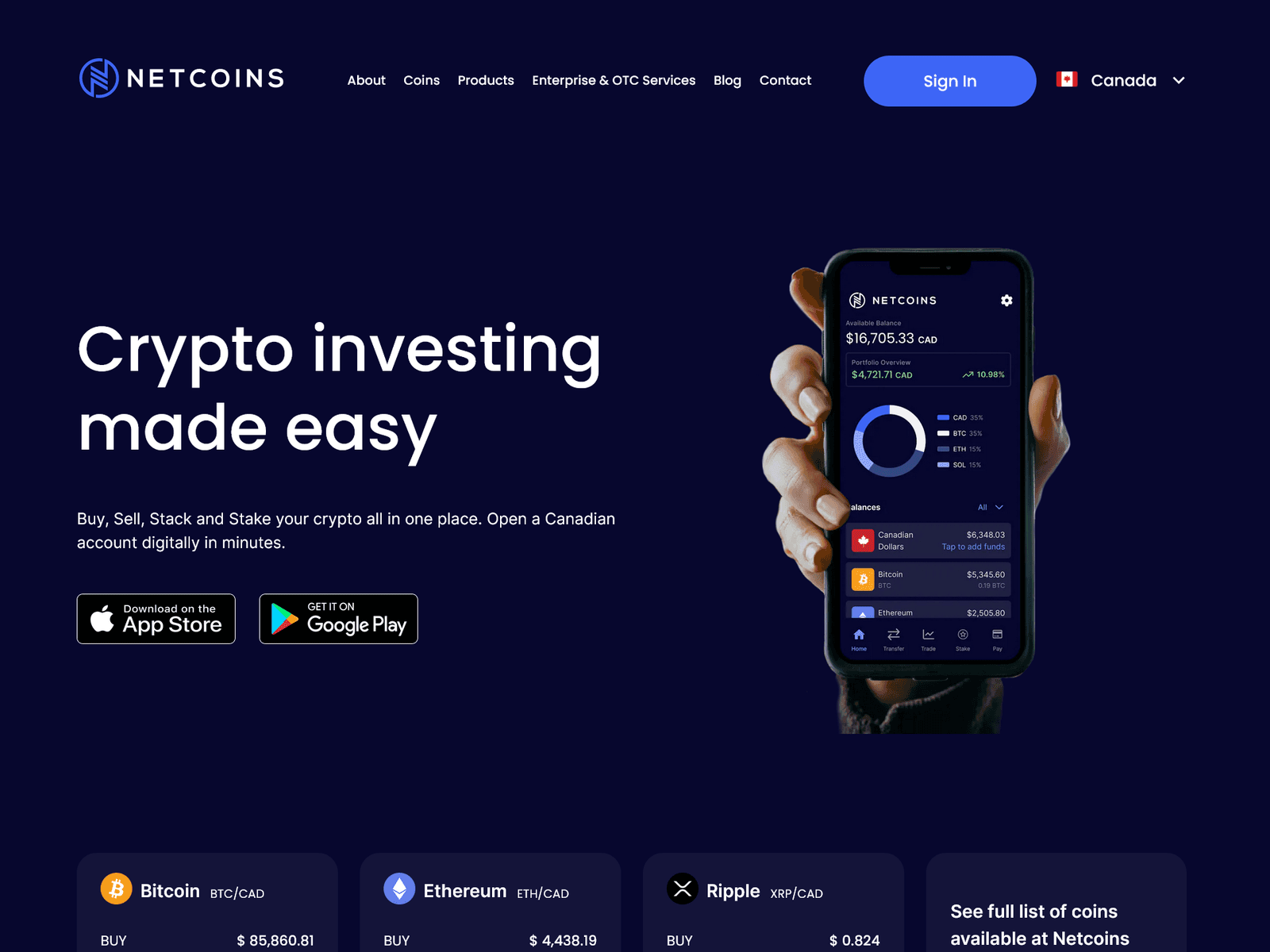 Screenshot of can-netcoins.webflow.io