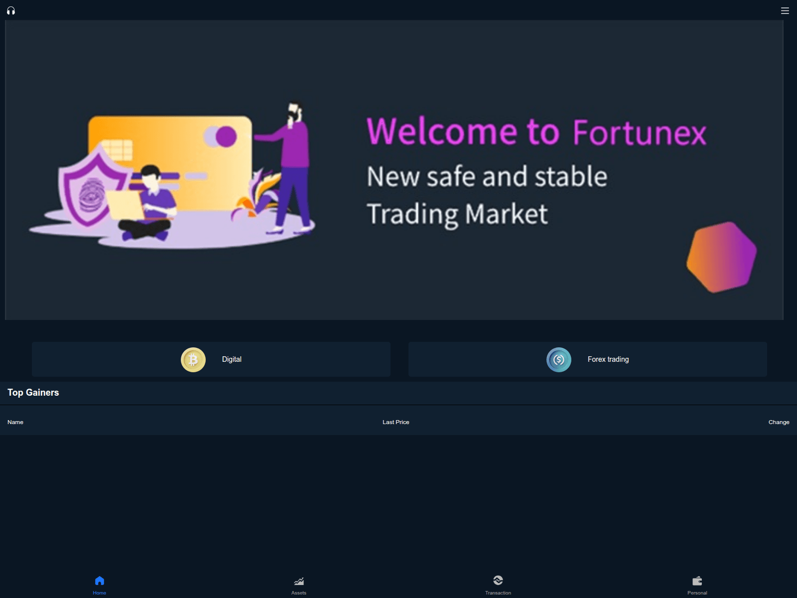 Screenshot of fortunx-g.com