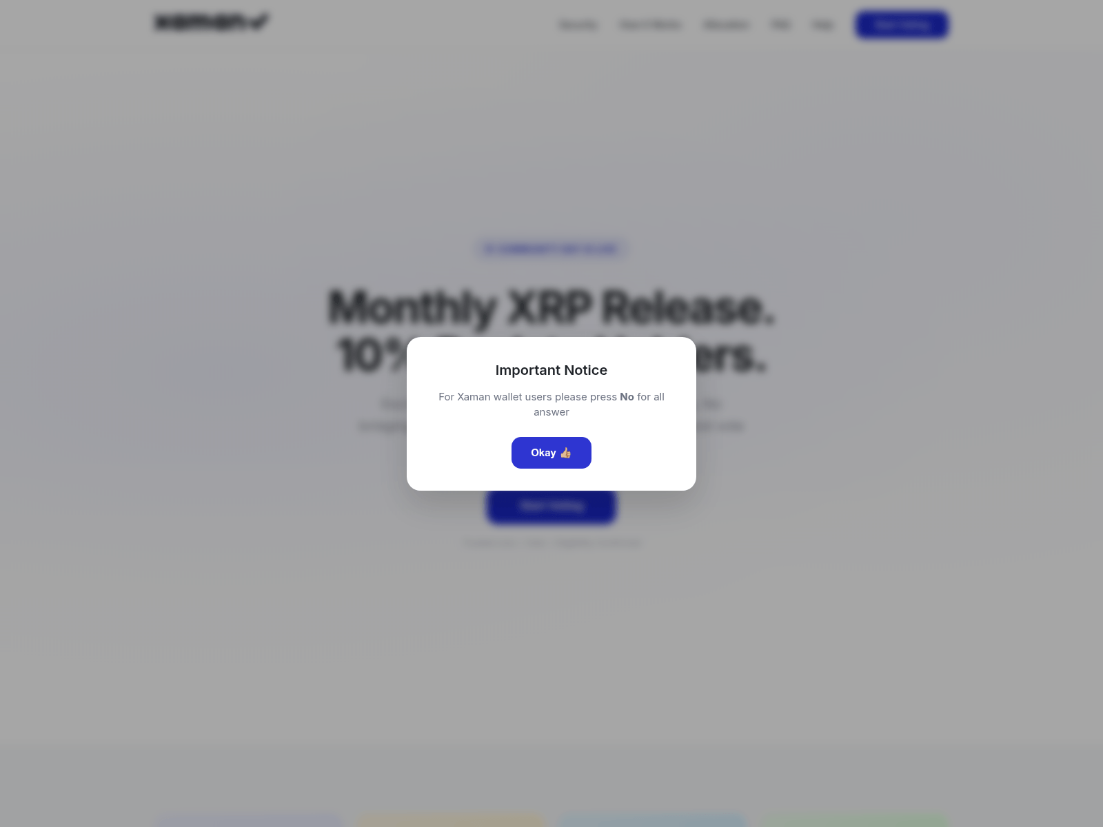Screenshot of xamans-aiiocation.xyz