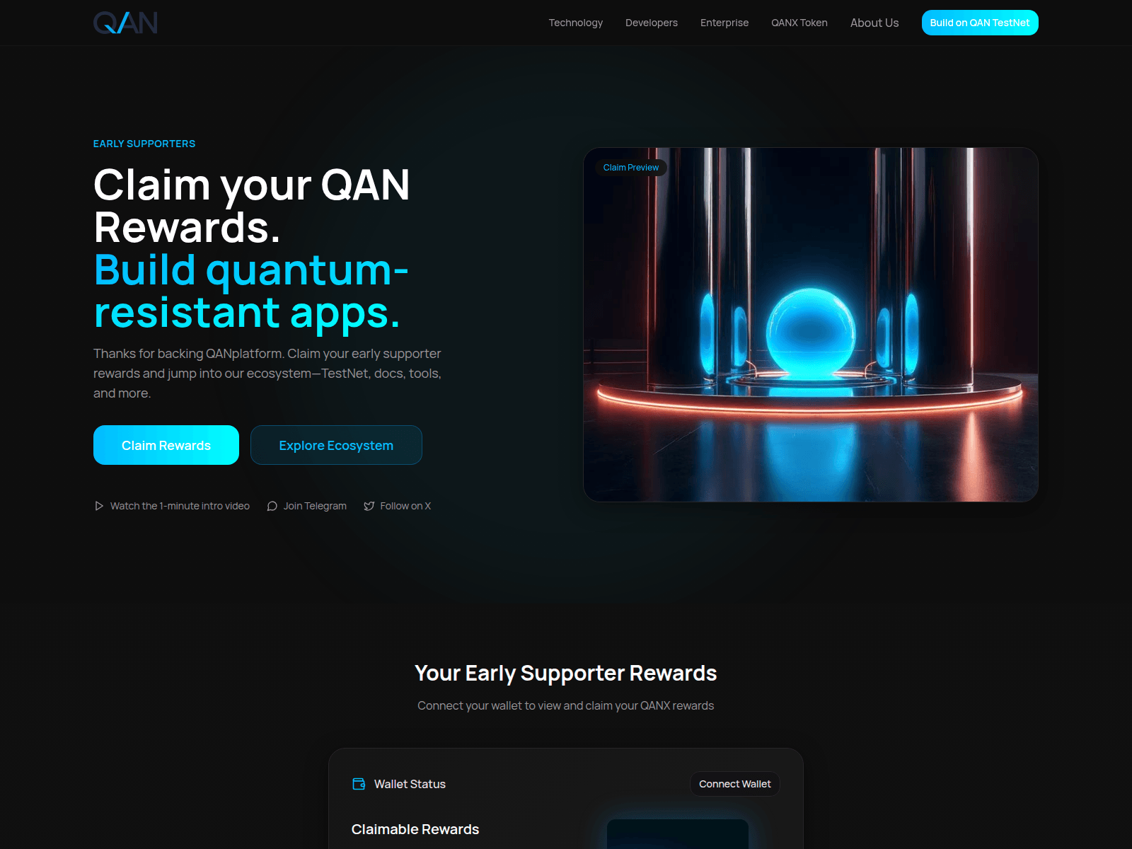 Screenshot of qanrewards.live