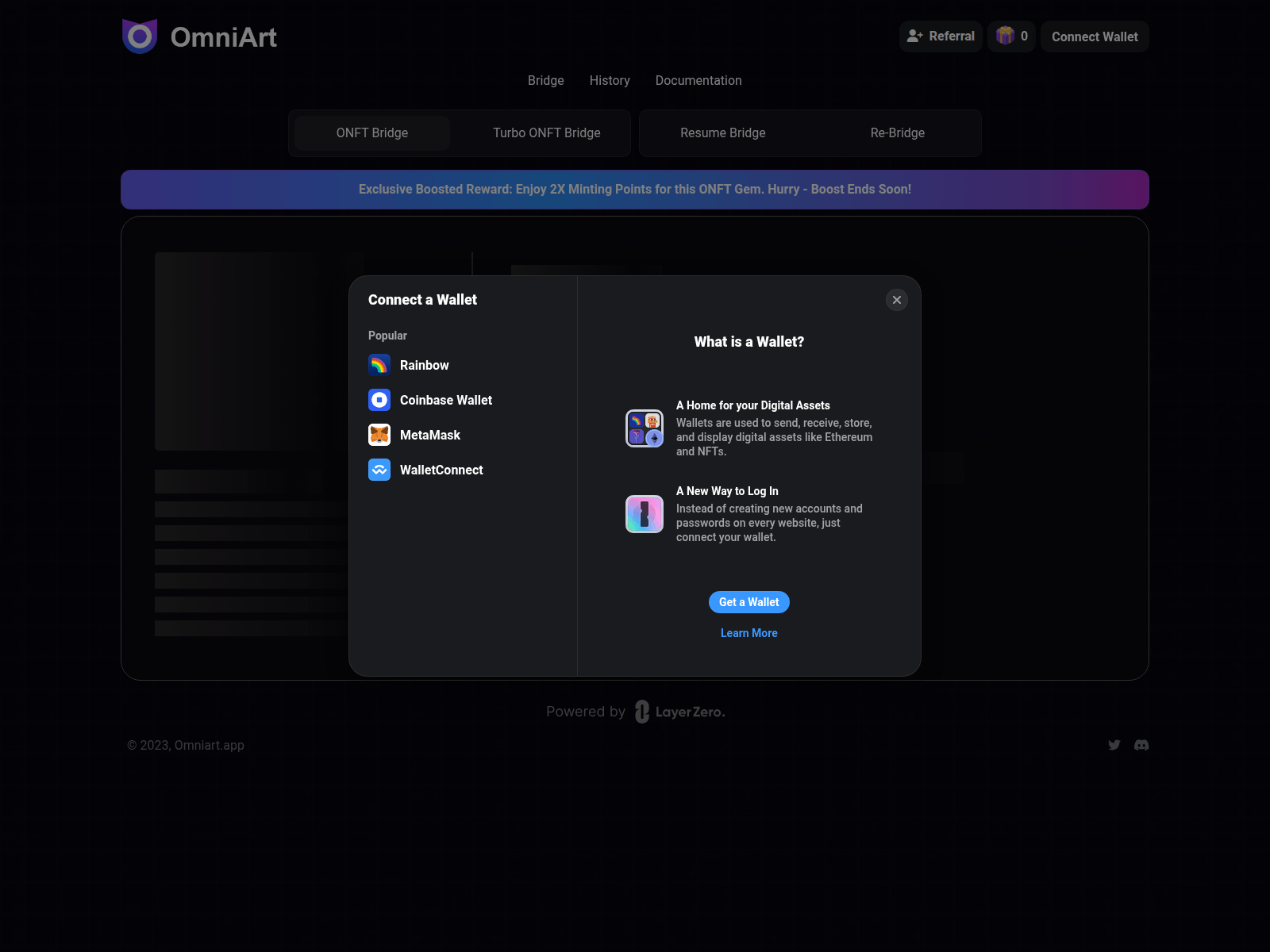 Screenshot of omniart-app.pages.dev