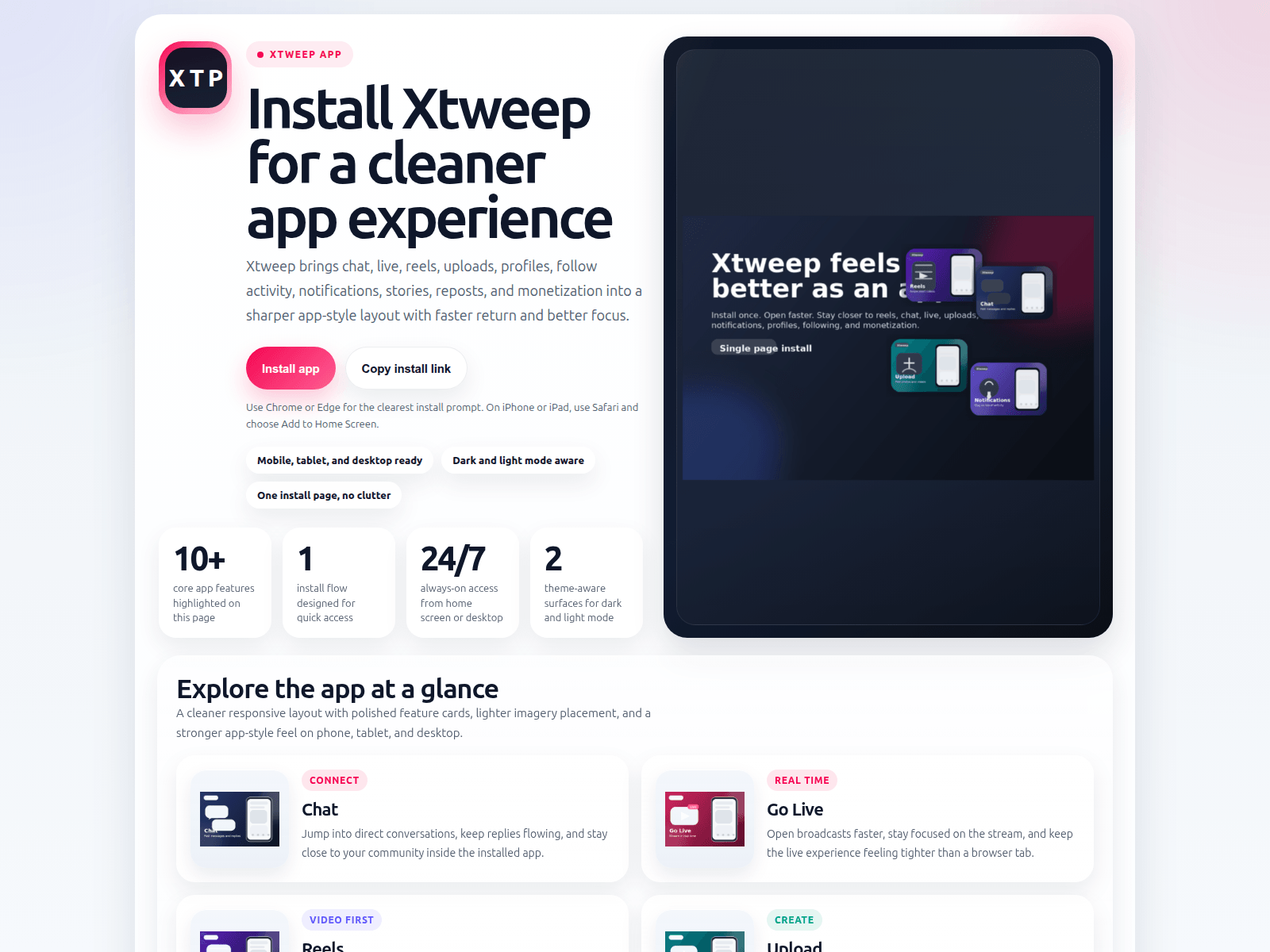Screenshot of xtweep.com