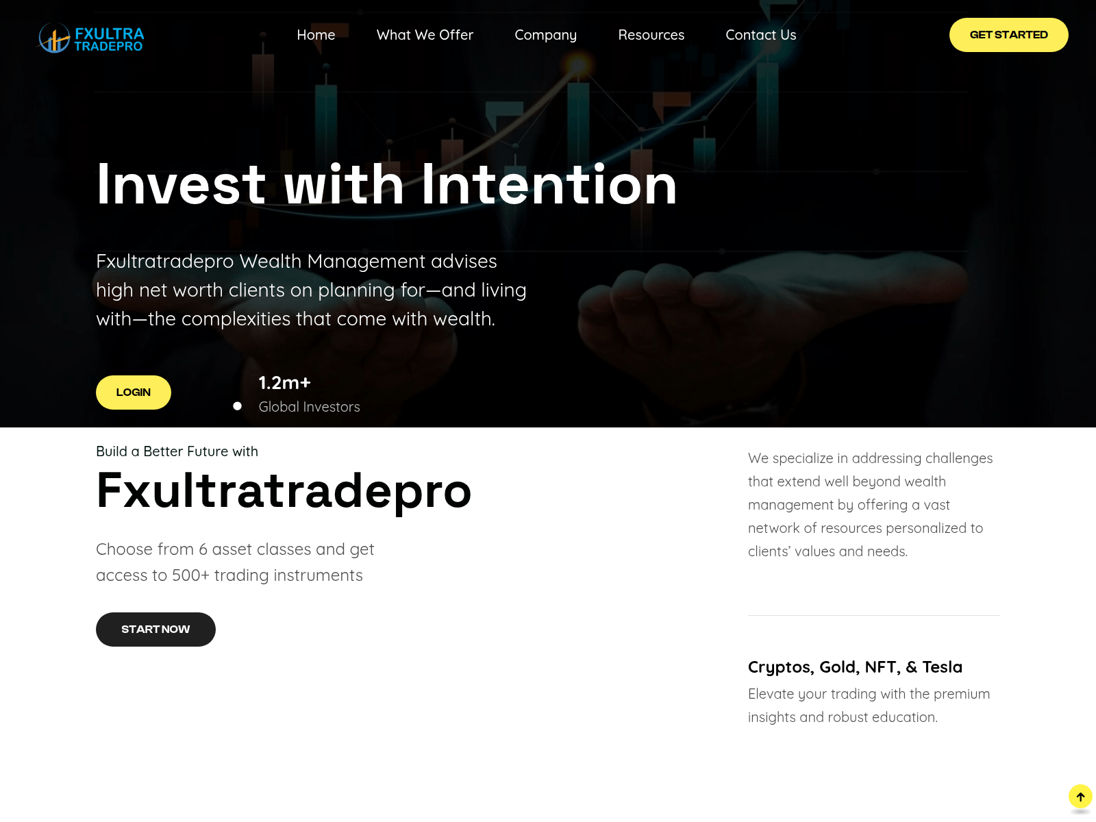 Screenshot of fxultratradepro.com