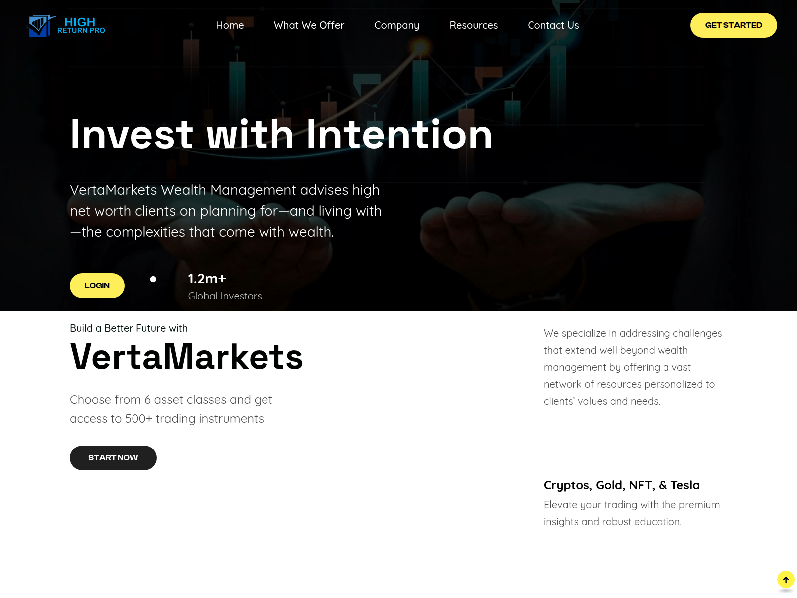 Screenshot of highreturnpro.com