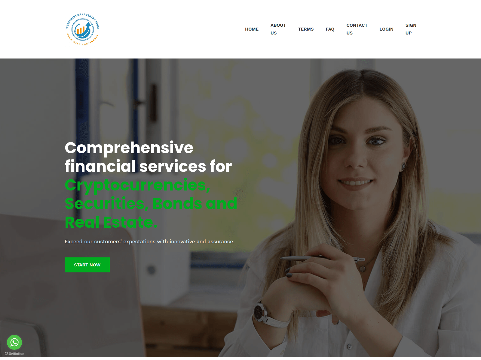 Screenshot of investmentmanagementtrust.com