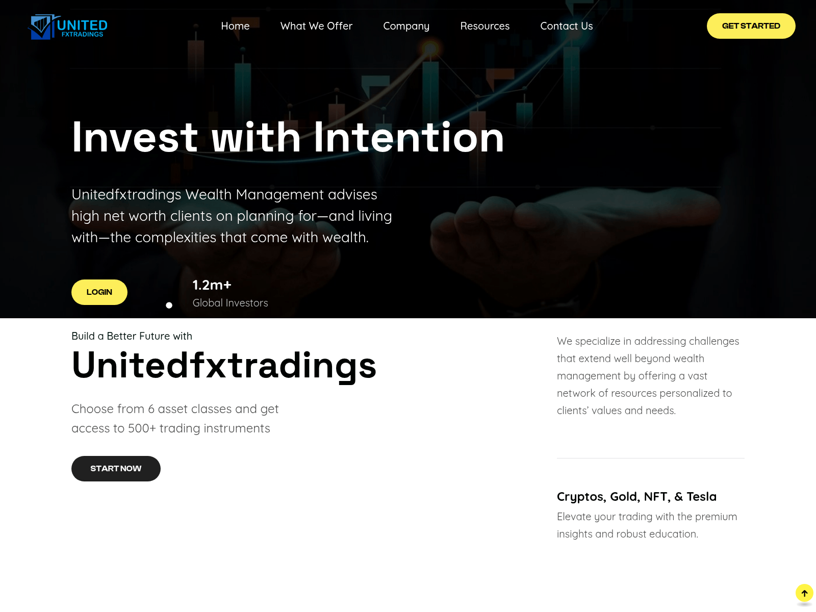 Screenshot of unitedfxtradings.com