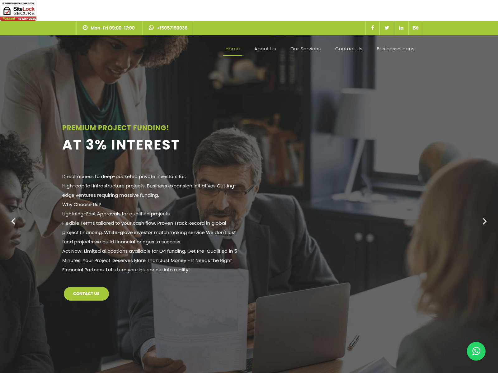 Screenshot of globalfinancealliance.com
