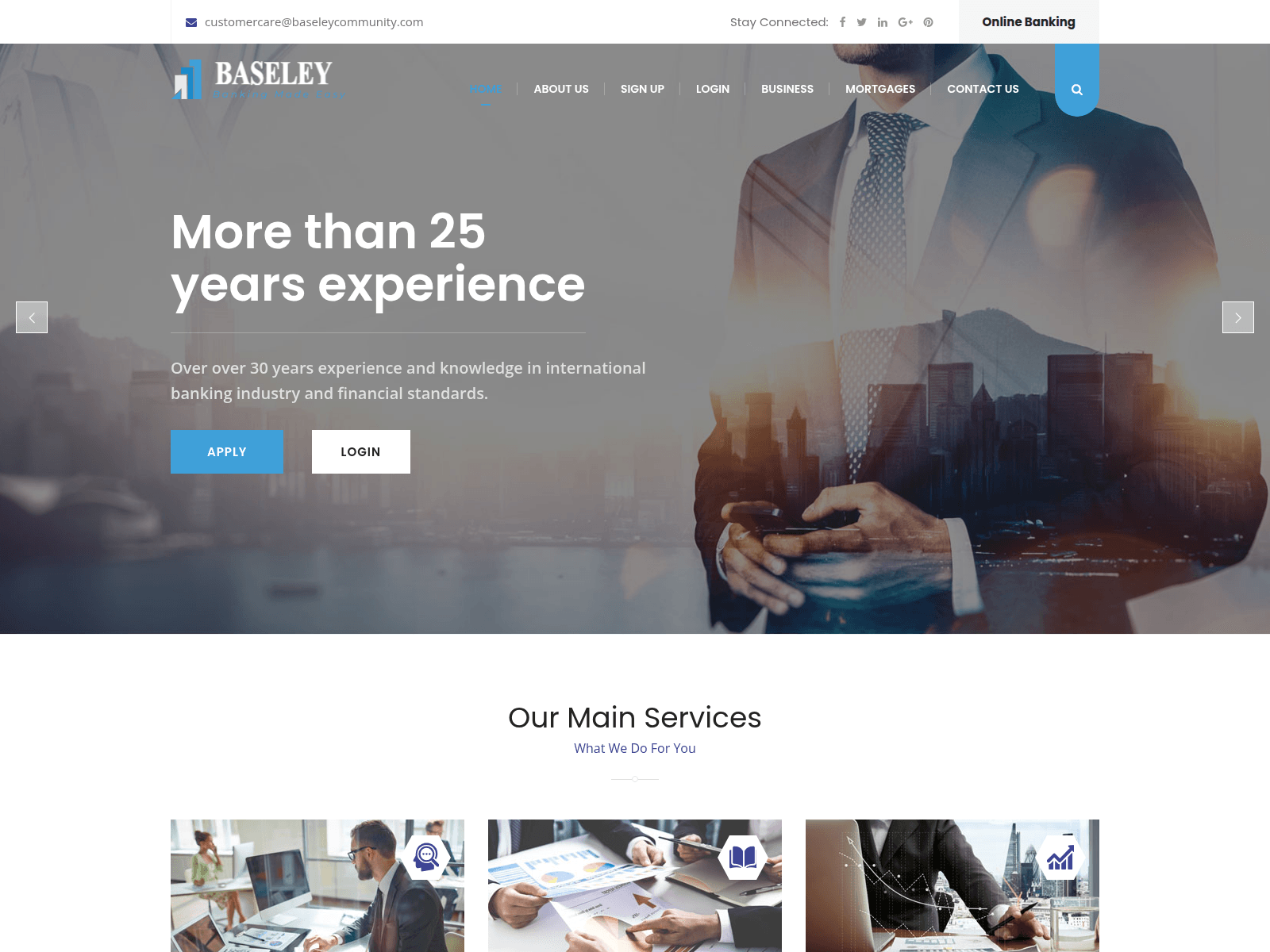 Screenshot of baseleycommunity.com