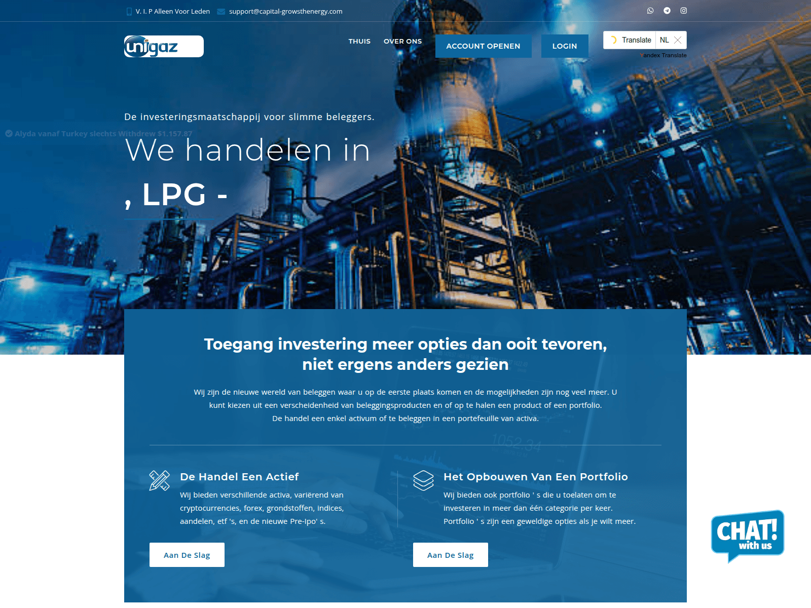 Screenshot of capital-growsthenergy.com