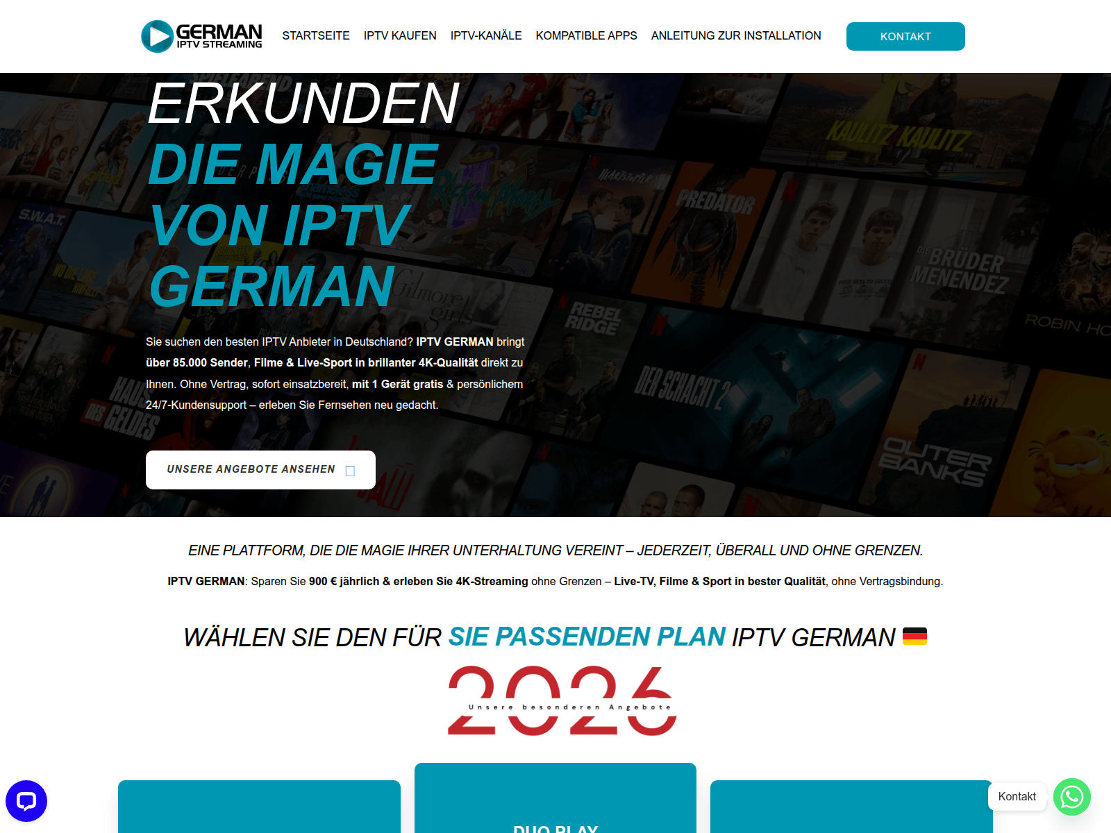 Screenshot of iptvgermankaufen.com