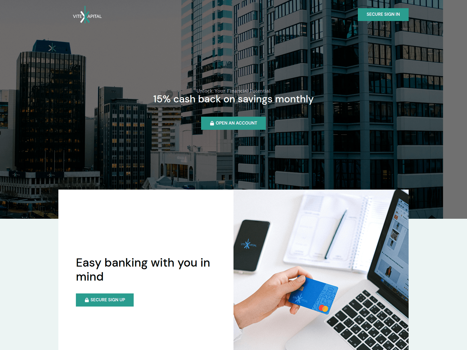 Screenshot of vitexkapital.com