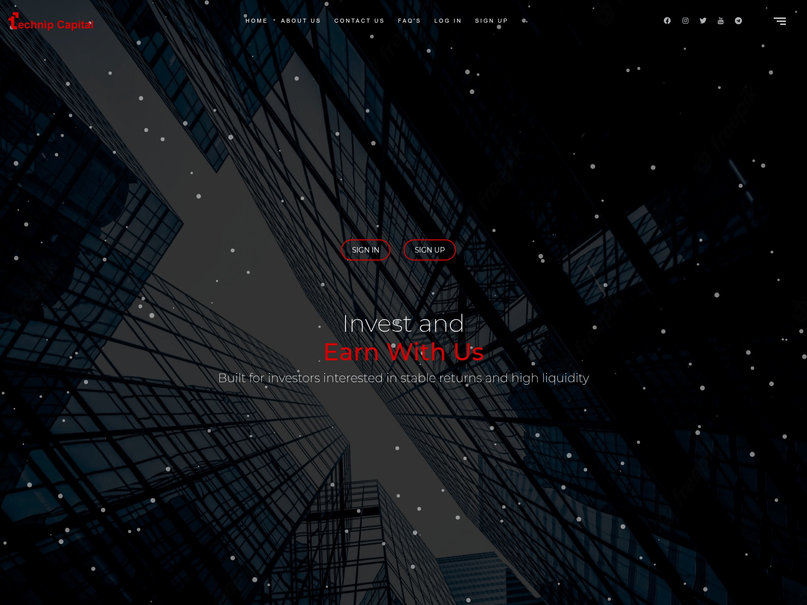 Screenshot of technip-capital.com