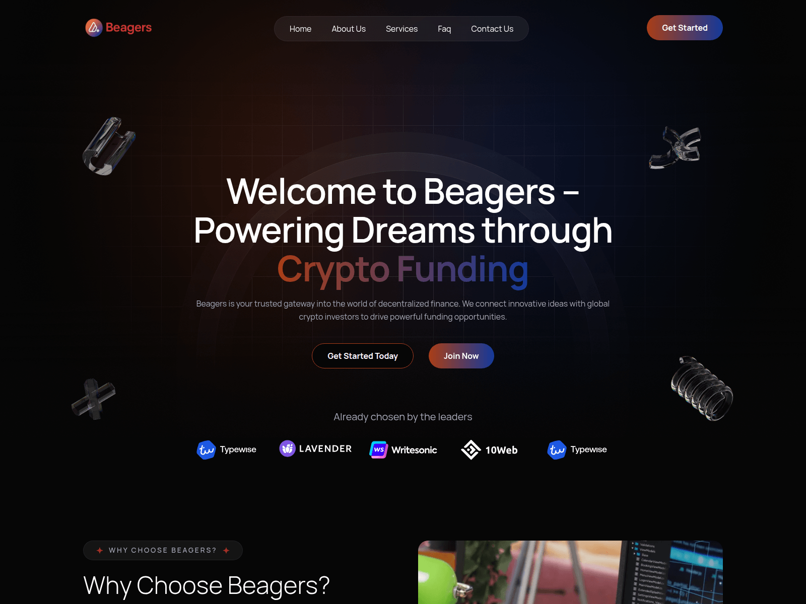 Screenshot of beagers.com