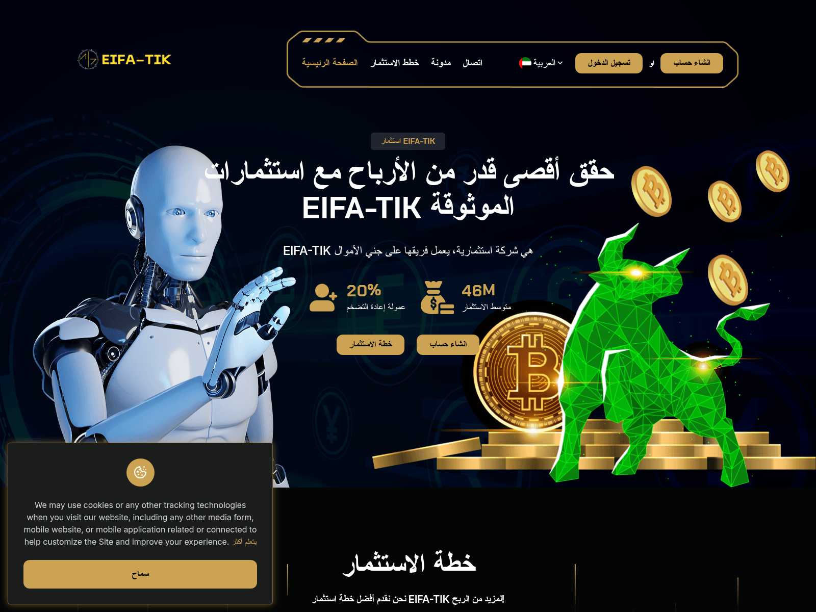 Screenshot of eifa-tik.com