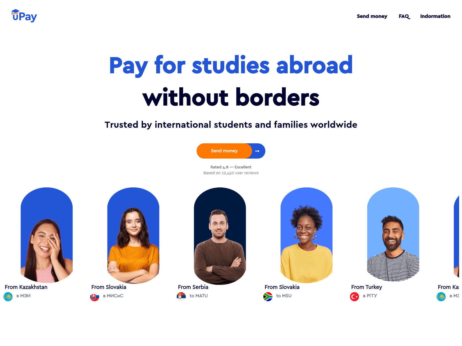 Screenshot of universitypay24.com