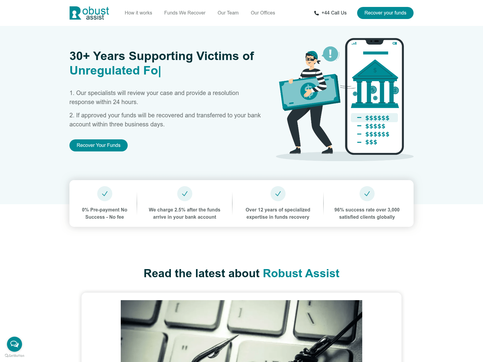 Screenshot of robust-assist.com