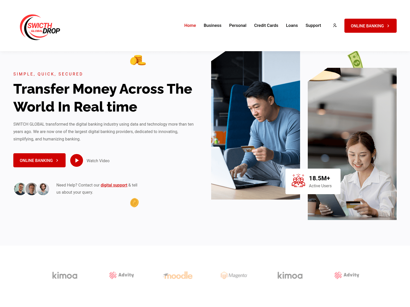 Screenshot of switchglobaldrop.com