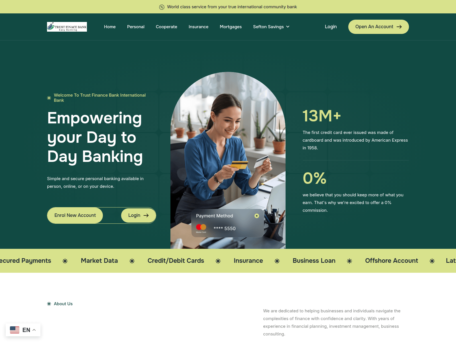 Screenshot of trustfbk.com