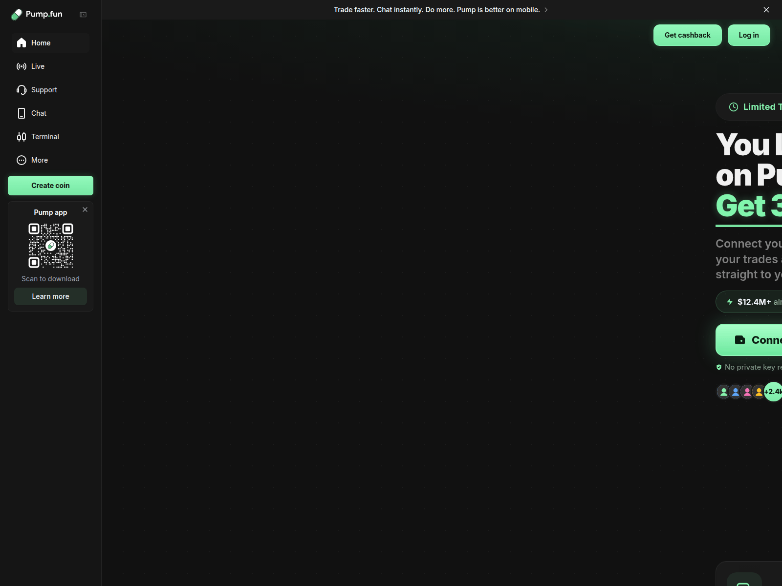 Screenshot of pumpclaimed.fun