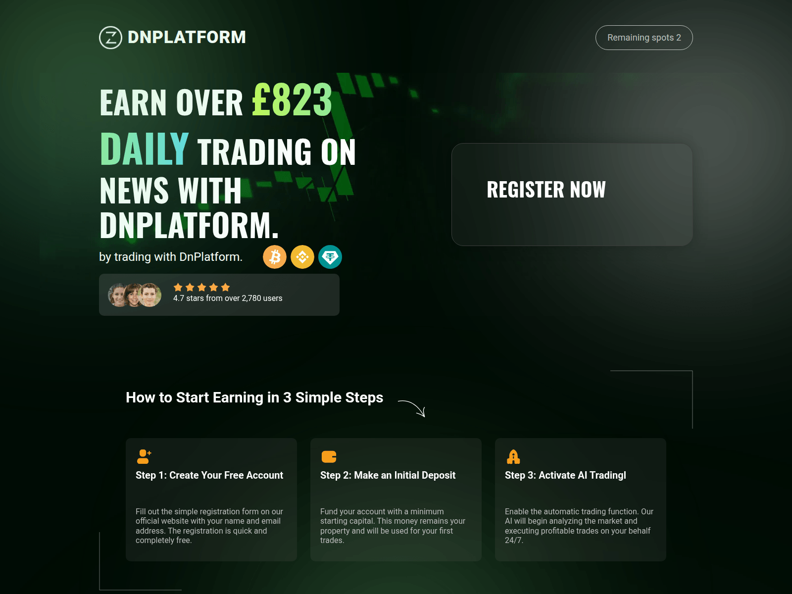 Screenshot of dnplatformpro.com