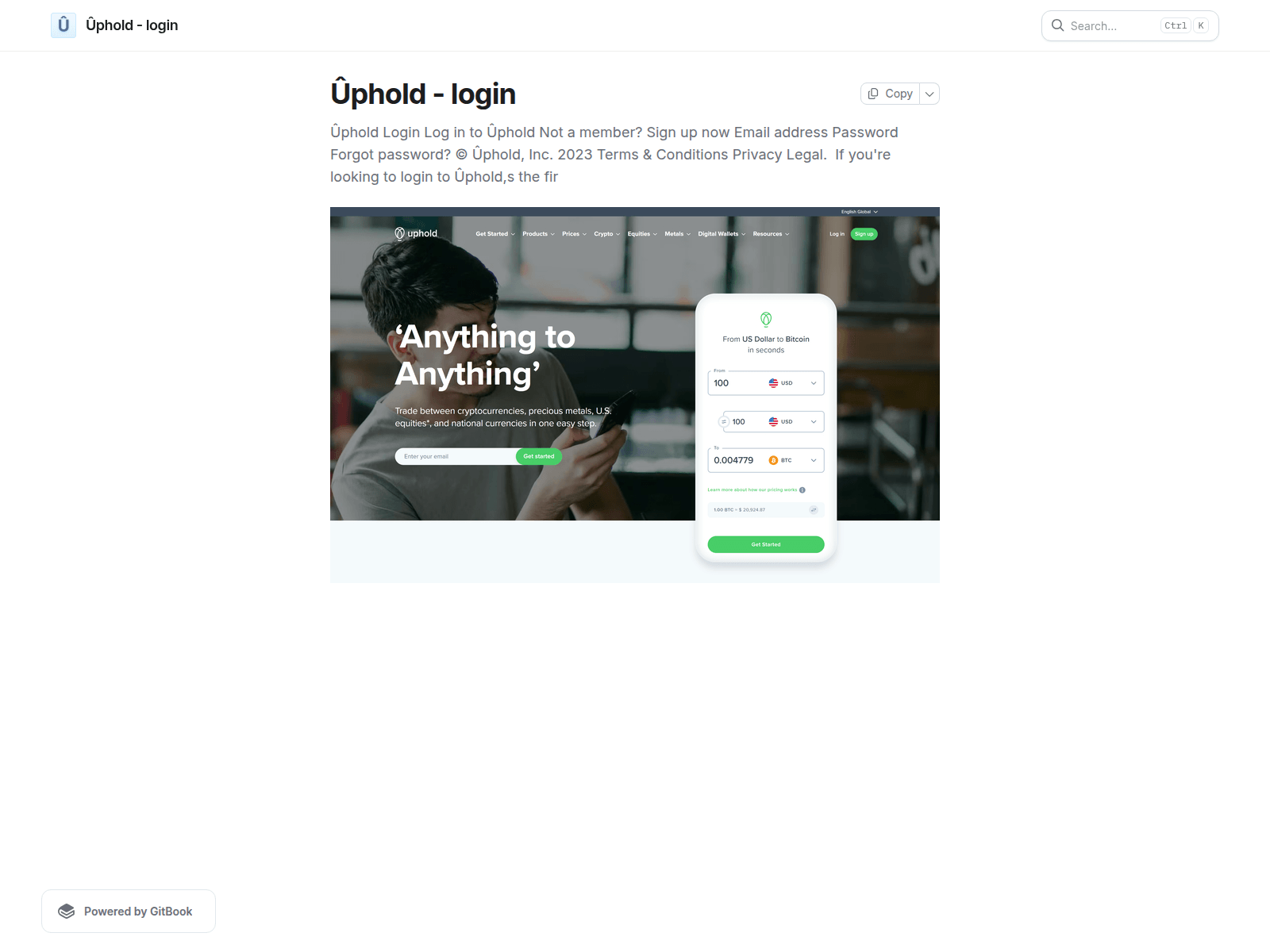 Screenshot of iuphild-logine.gitbook.io