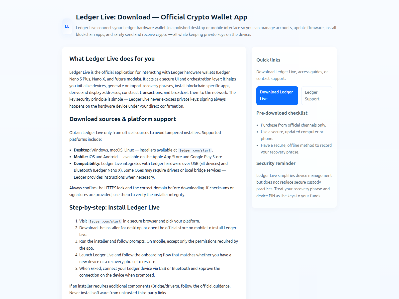 Screenshot of ladger-live-faqq.pages.dev