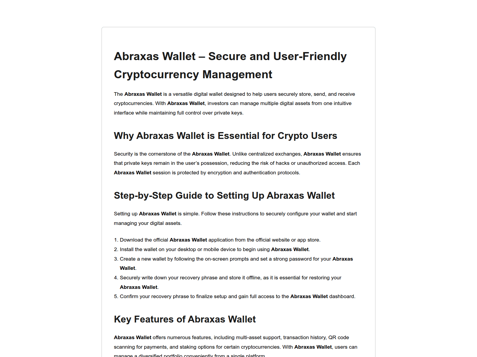 Screenshot of wallet-abrax-as.pages.dev